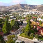 Cal Poly San Luis Obispo Photography and Aerial View of Dorms and Warren J. Baker Center for Science and Mathematics